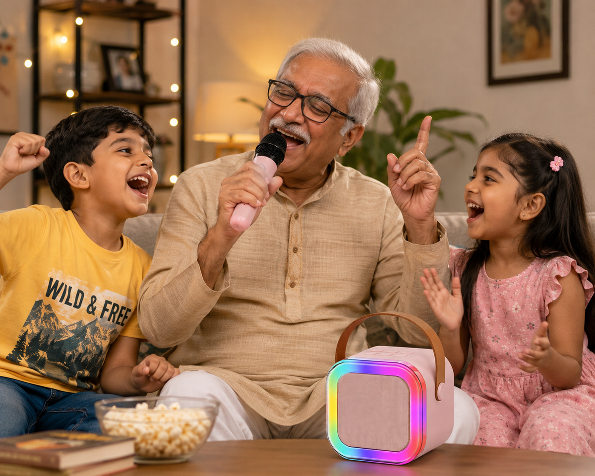 🎤 HERMIT NEXTGEN™ Karaoke Speaker with Wireless Mic & LED Lights TEST