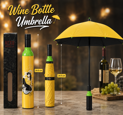 ☔🍾 Wine-Bottle Shape Umbrella | HERMIT NEXTGEN
