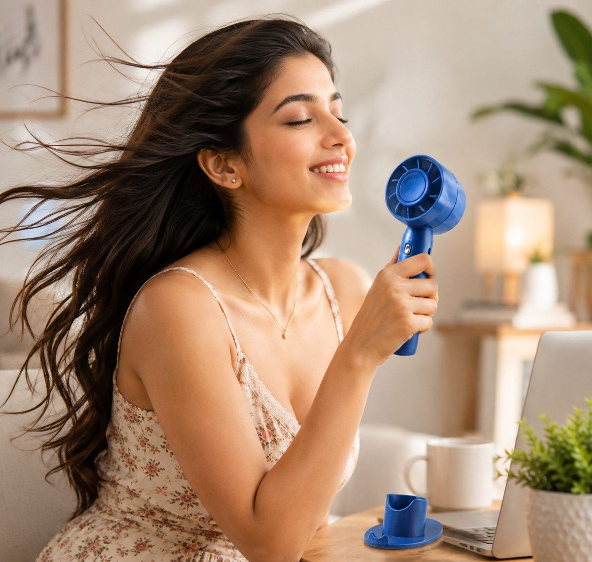 🌬️ Rechargeable Mini Handheld Fan | HERMIT NEXTGEN