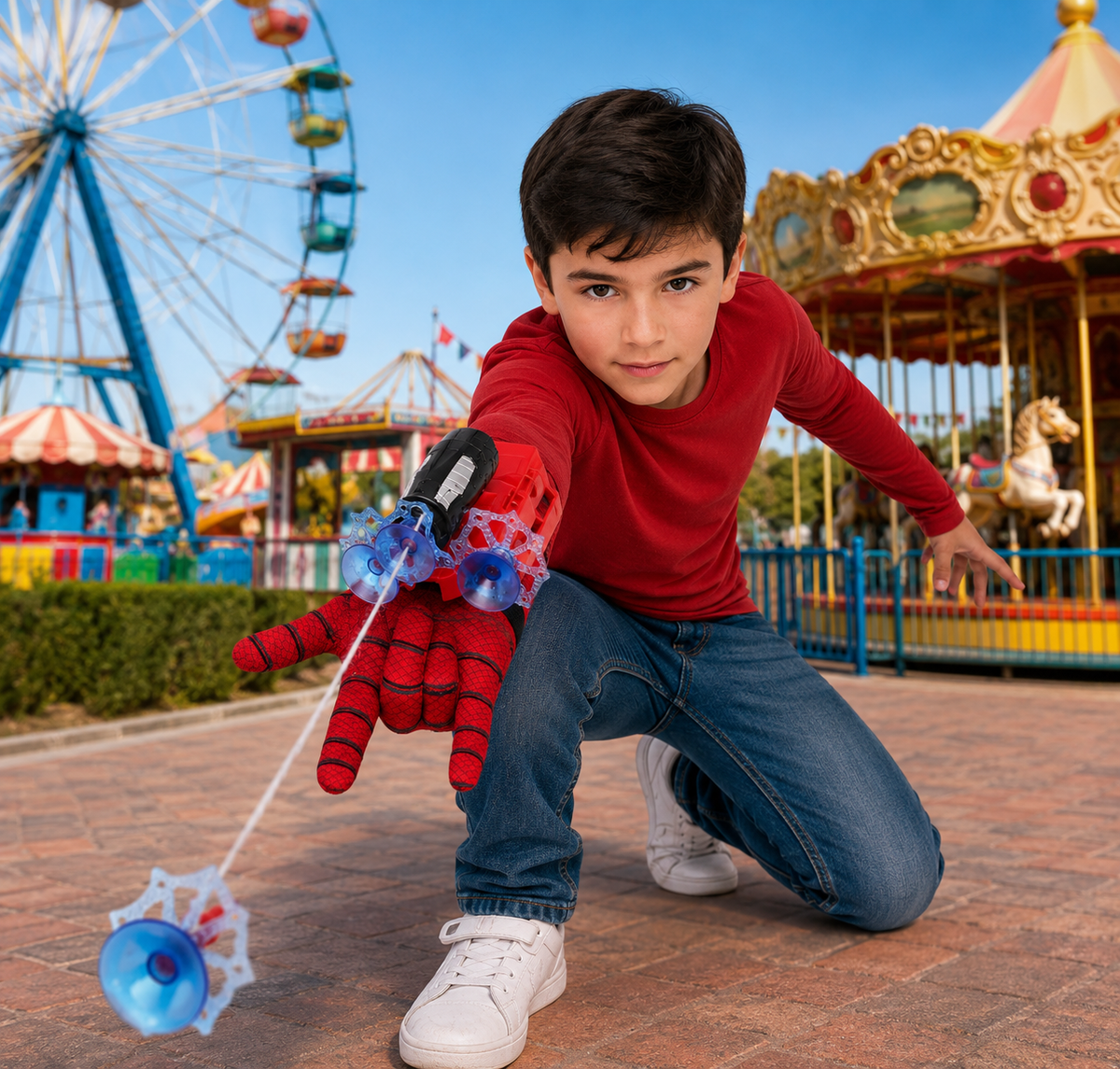 🦸 Web Shooter Hand Toy – Superhero Action Launcher